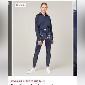 Never worn dark navy blue spanks